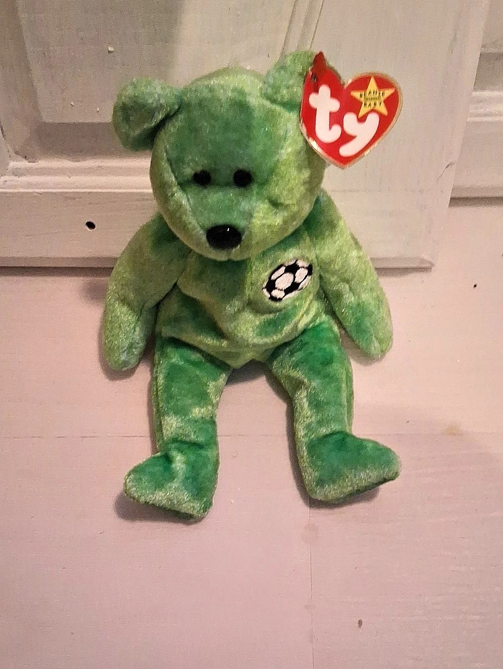 Kicks Ty The Beginning Beanie Baby Green Beanie Baby